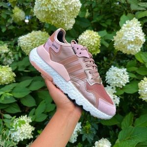 NEW Adidas Nite Jogger Rose Gold, Size 5.5 Women’s